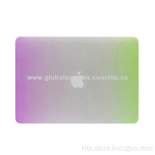 New Rainbow Design Rubberized Protective Case for Macbook Pro 15" Retina